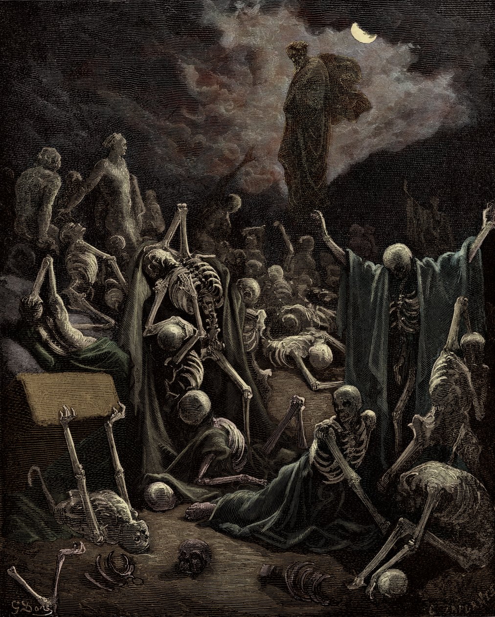 Ezekiels syn af Gustave Dore