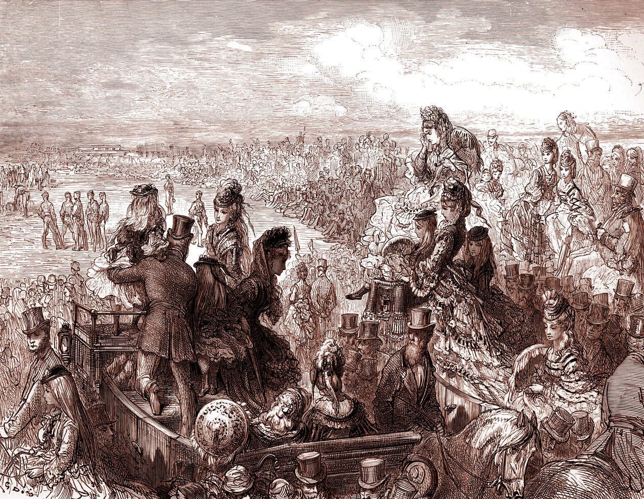 Victoriansk London - Lords cricketbane af Gustave Dore
