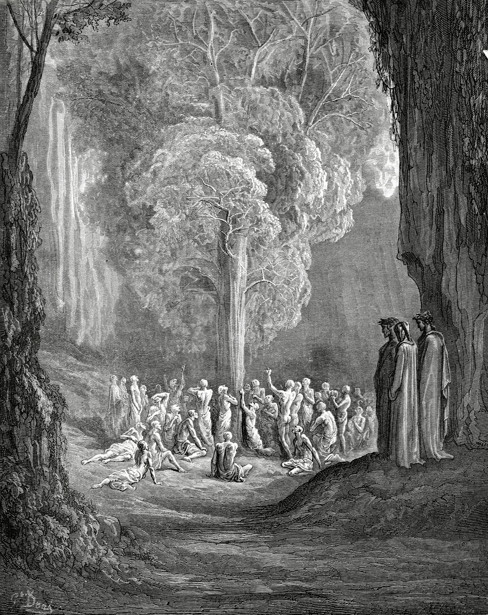 Virgil viser træet til Dante, 1880 af Gustave Dore