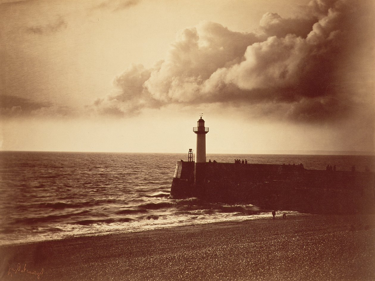 Bølge ved Sete, ca. 1855 (albumin print fra et kollodium-på-glas negativ) af Gustave Le Gray
