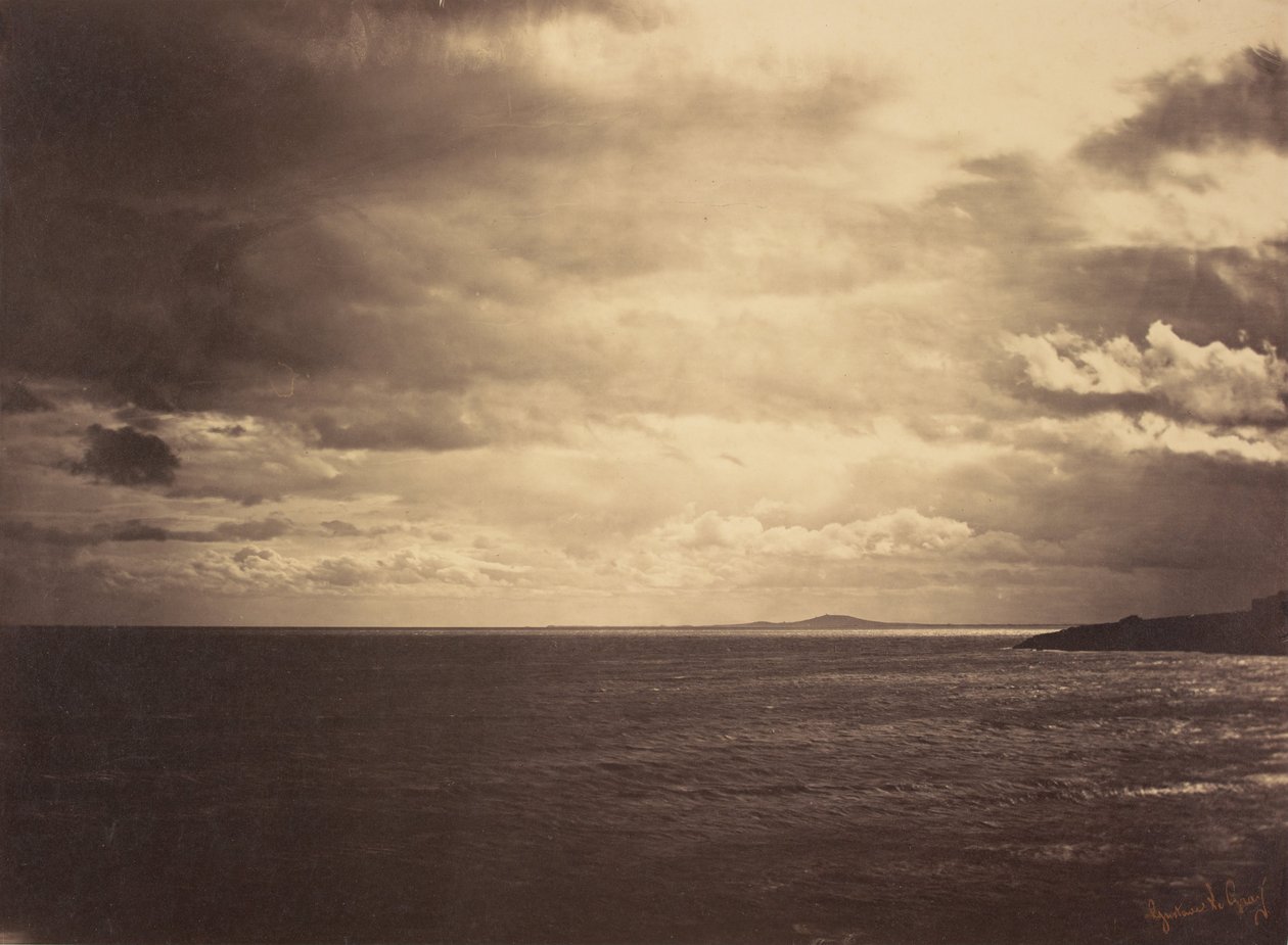 Overskyet himmel af Gustave Le Gray