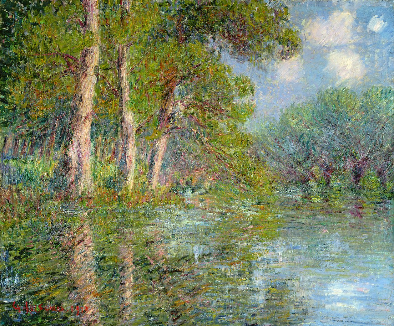 En bugt i Eure, 1919 af Gustave Loiseau