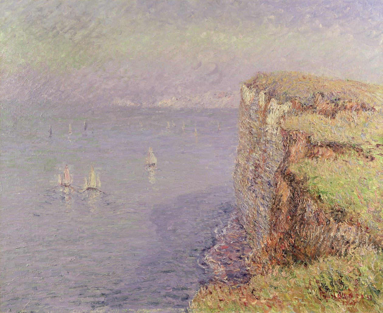 Klipper i Normandiet, 1901 af Gustave Loiseau
