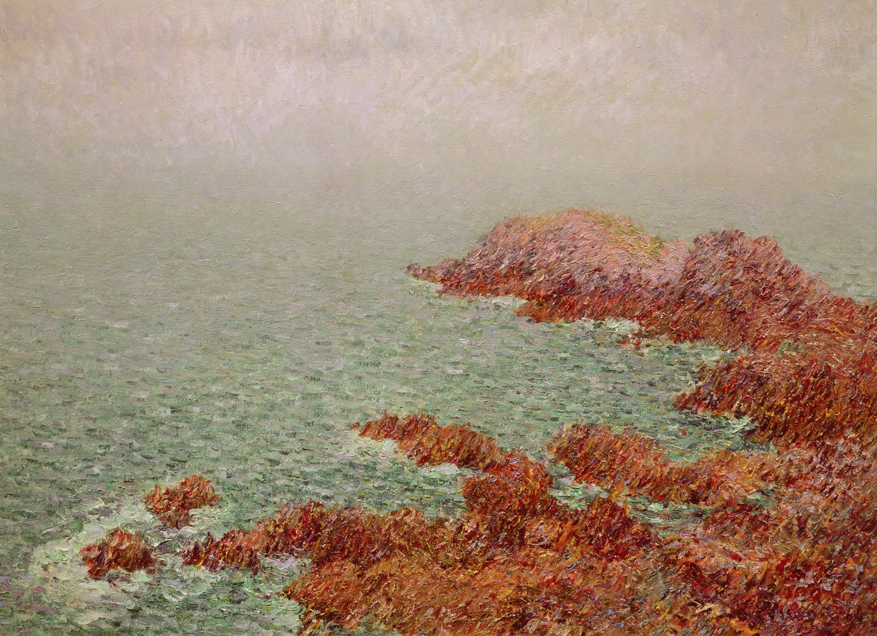 The Red Rocks: Belle-Isle, 1904 af Gustave Loiseau