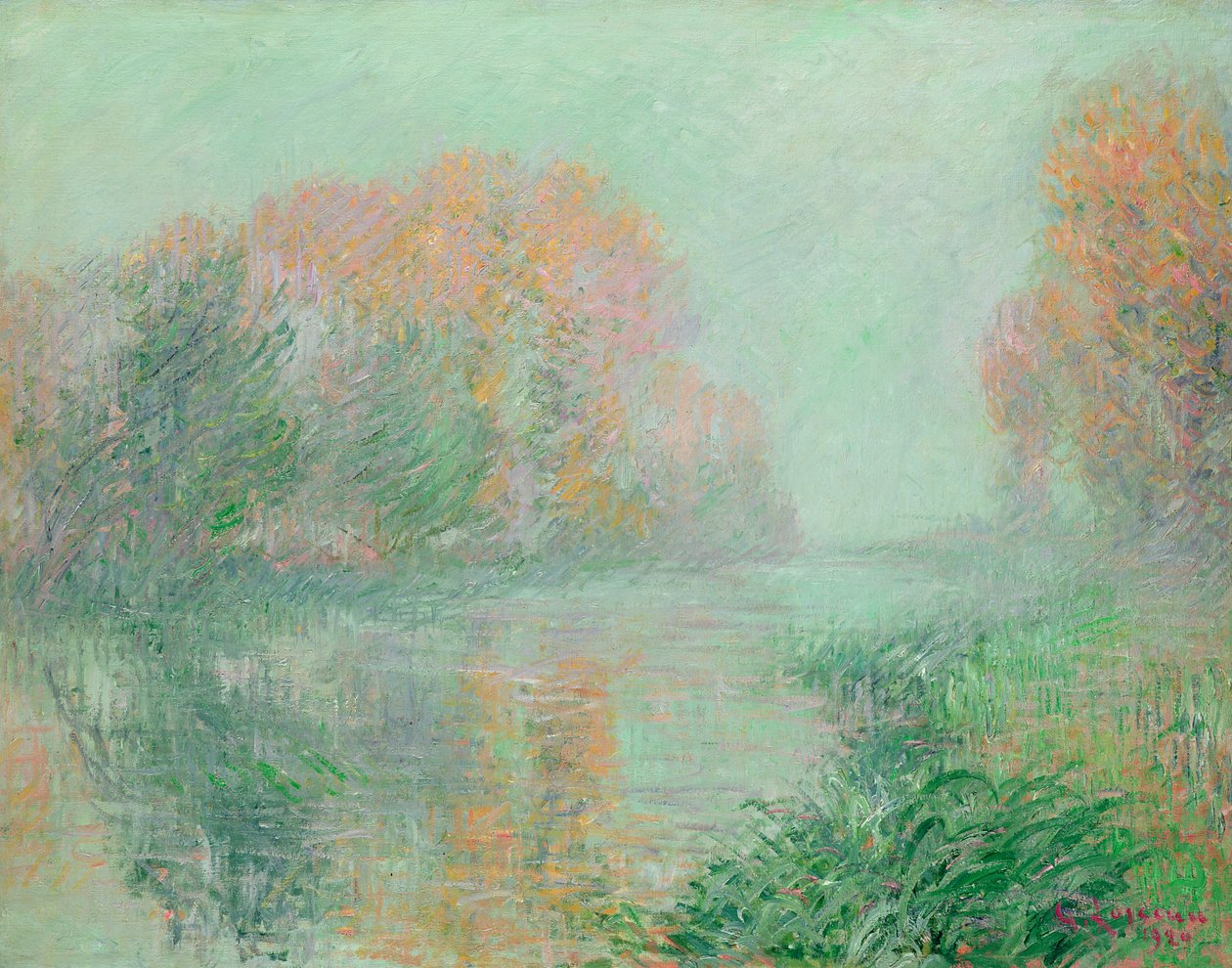 The Banks of the Eure, 1920 af Gustave Loiseau