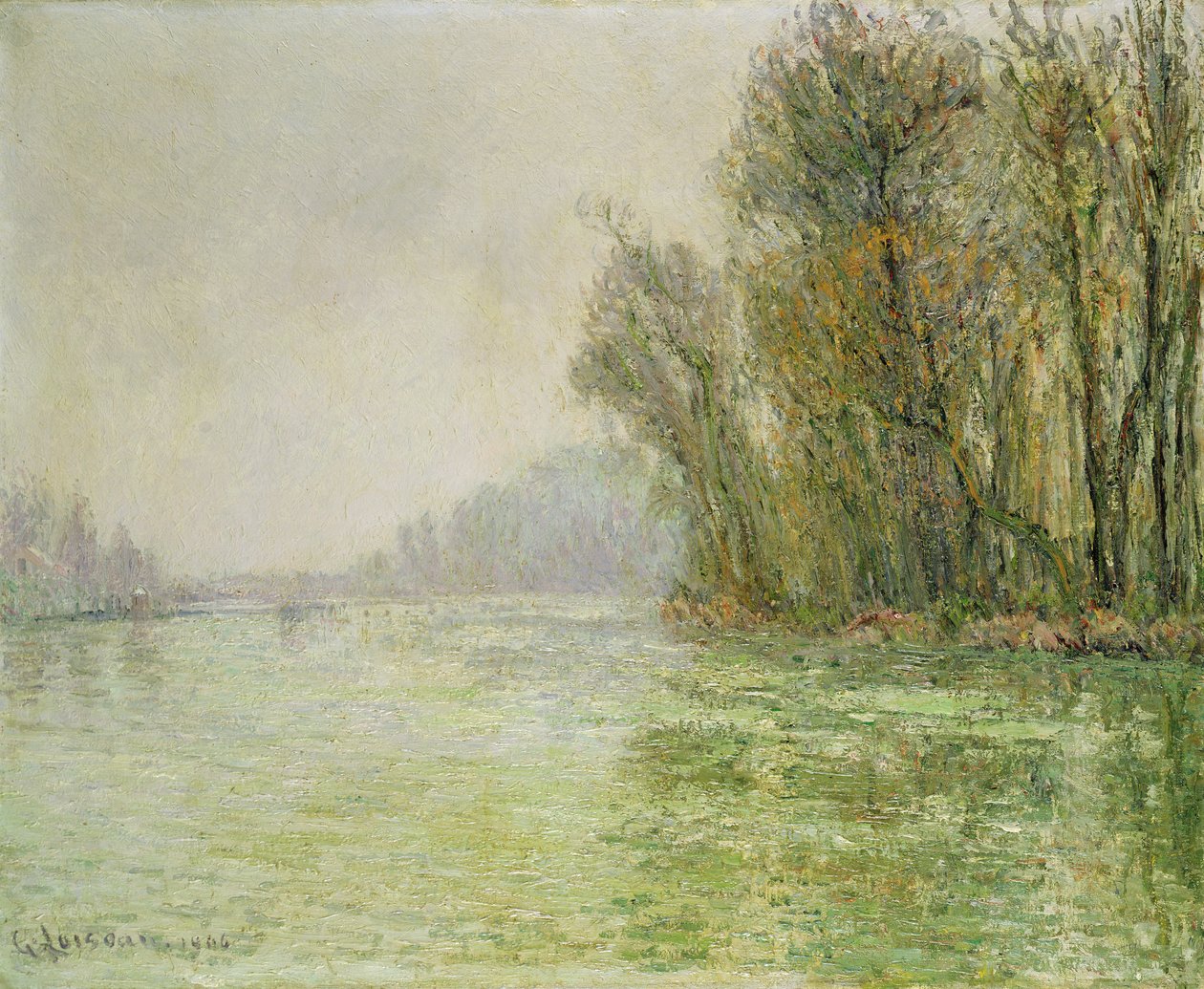 The Oise in Winter, 1906 af Gustave Loiseau
