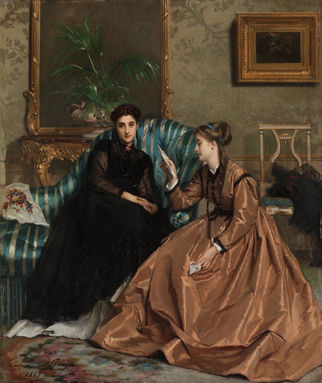 Kærlighedsbrevet af Gustave Léonard de Jonghe  