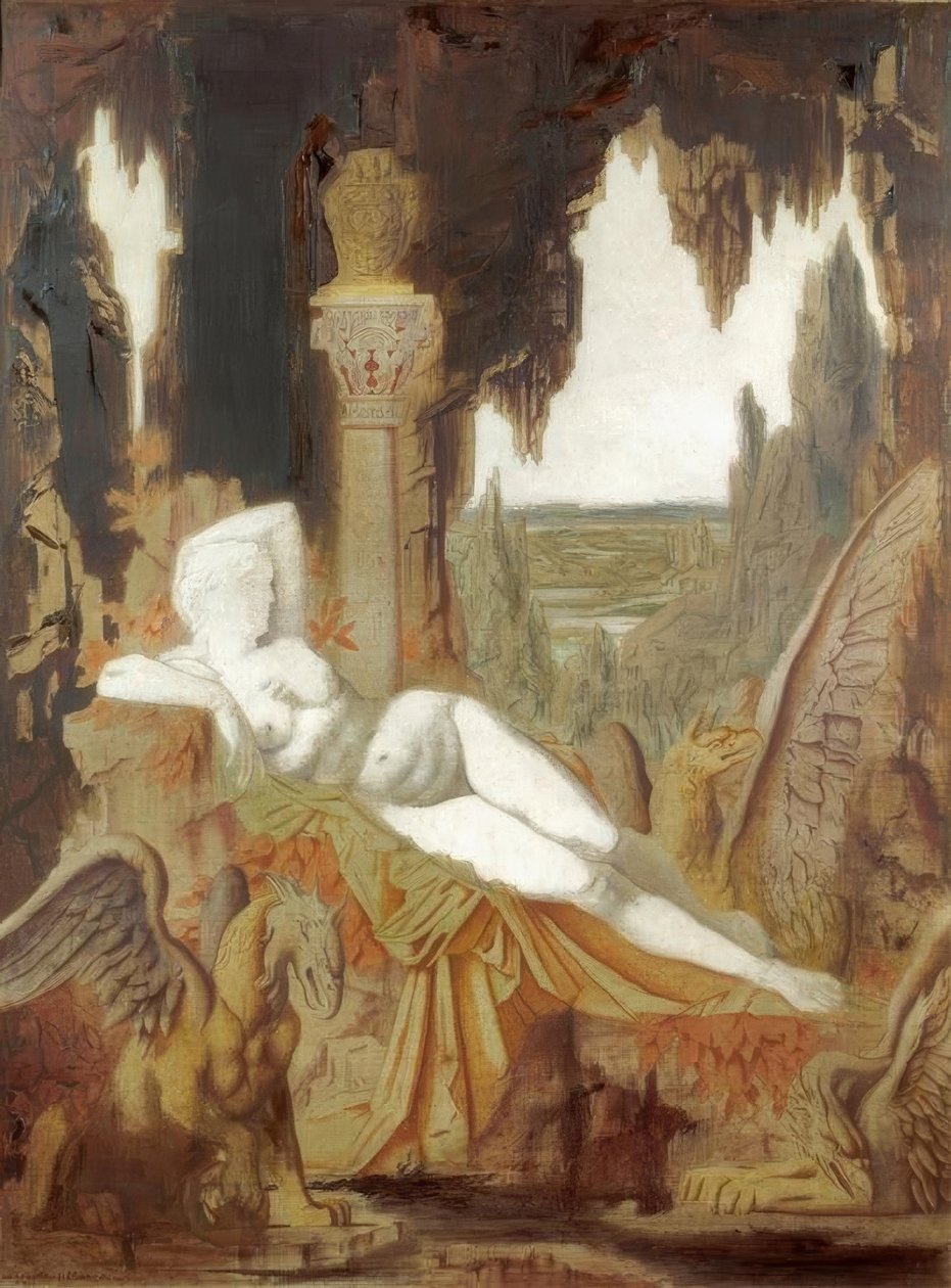 Griffin fe af Gustave Moreau