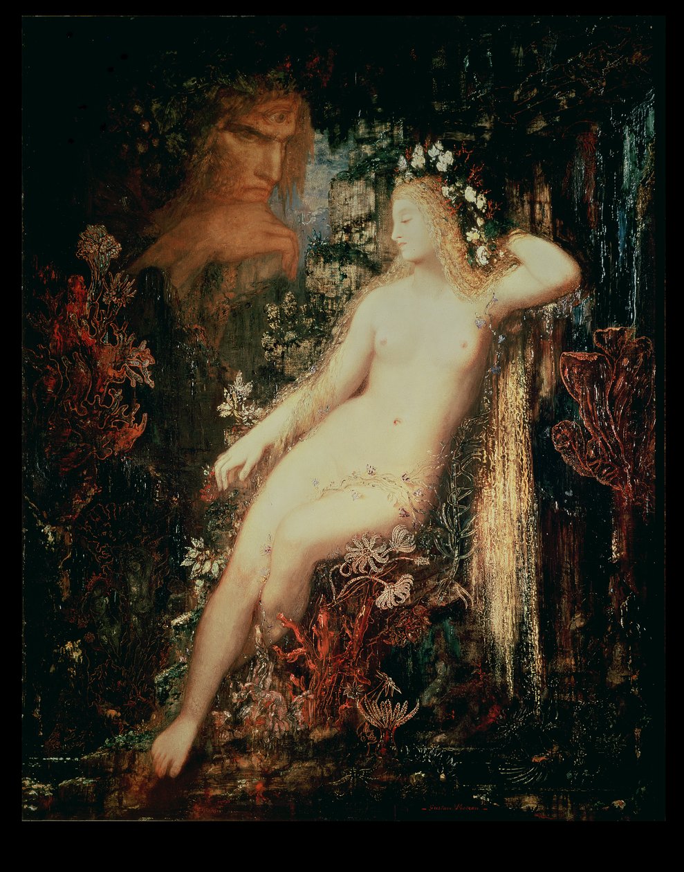 Galatea, 1880-81 af Gustave Moreau