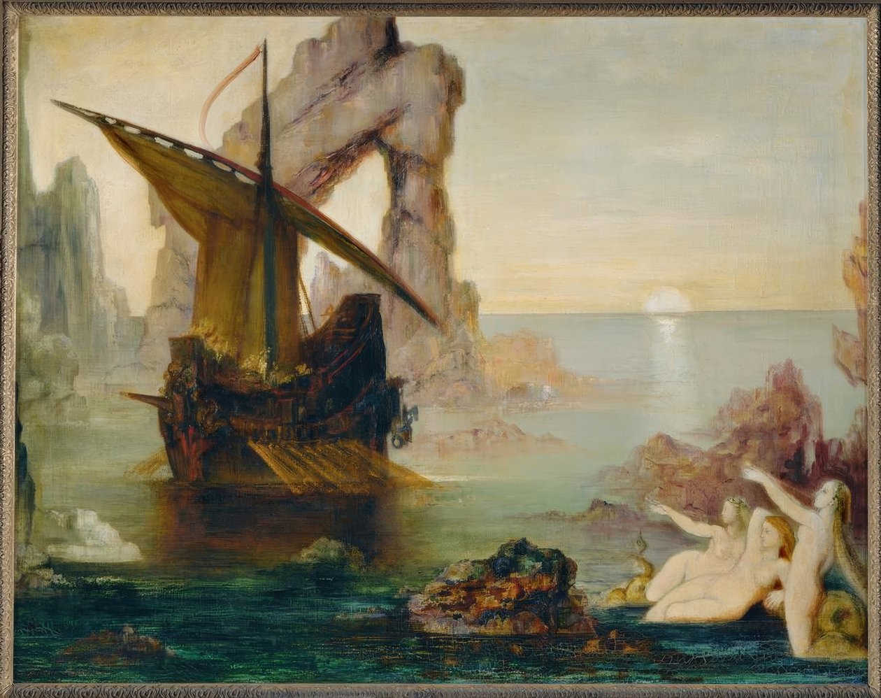 Sirenerne (Ulysses og Sirenerne) af Gustave Moreau