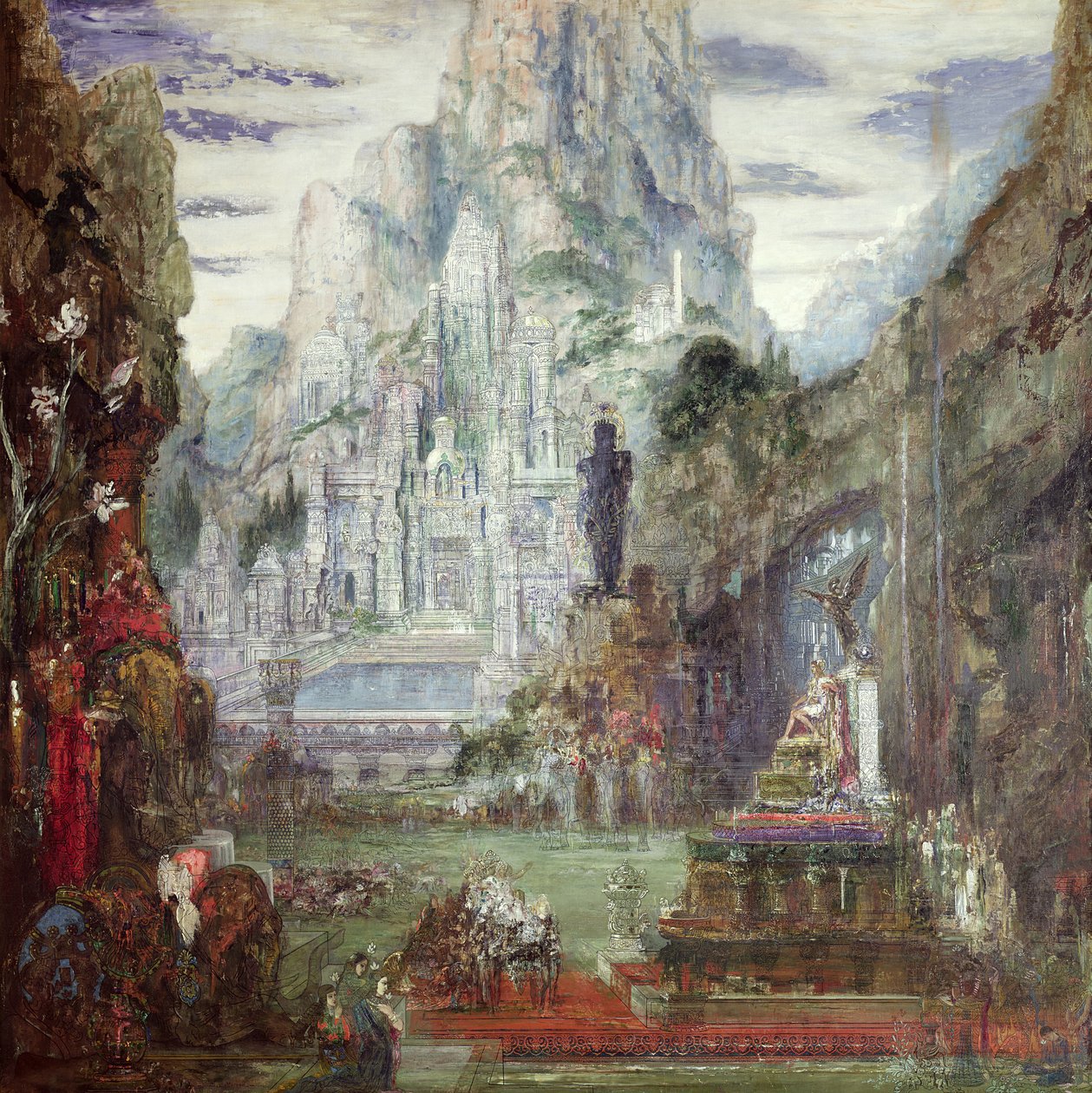 Alexander den Stores triumf (356-323 f.Kr.) af Gustave Moreau
