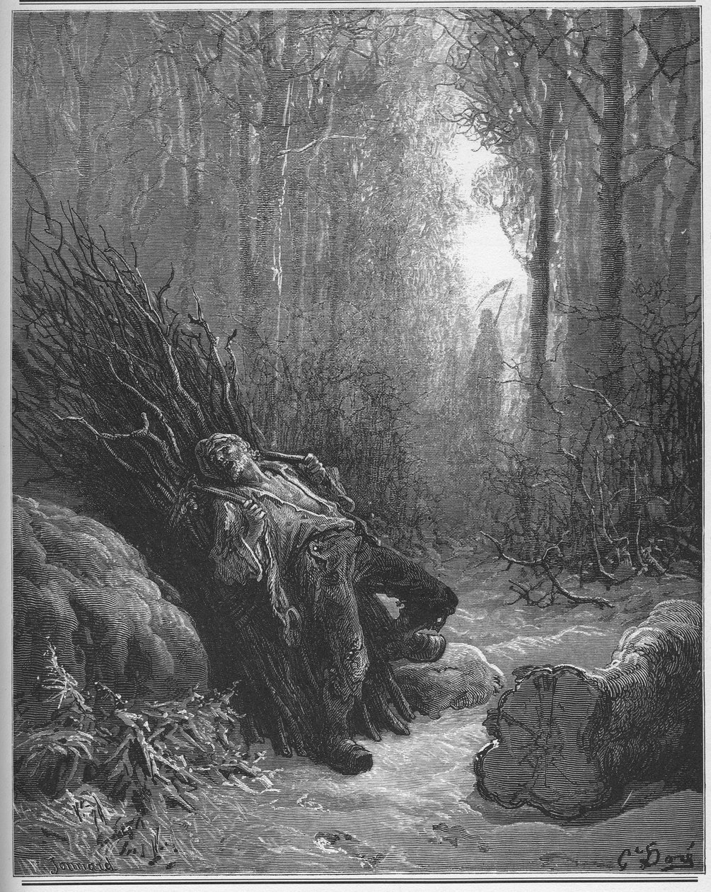 La Mort et le bucheron - Døden og skovmanden - fra 