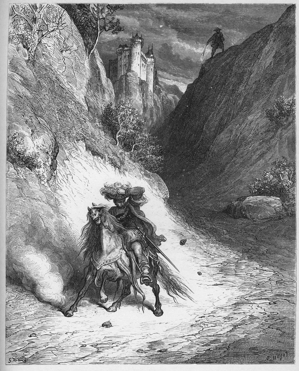Le Lion et le Moucheron - løven og myggen - fra 
