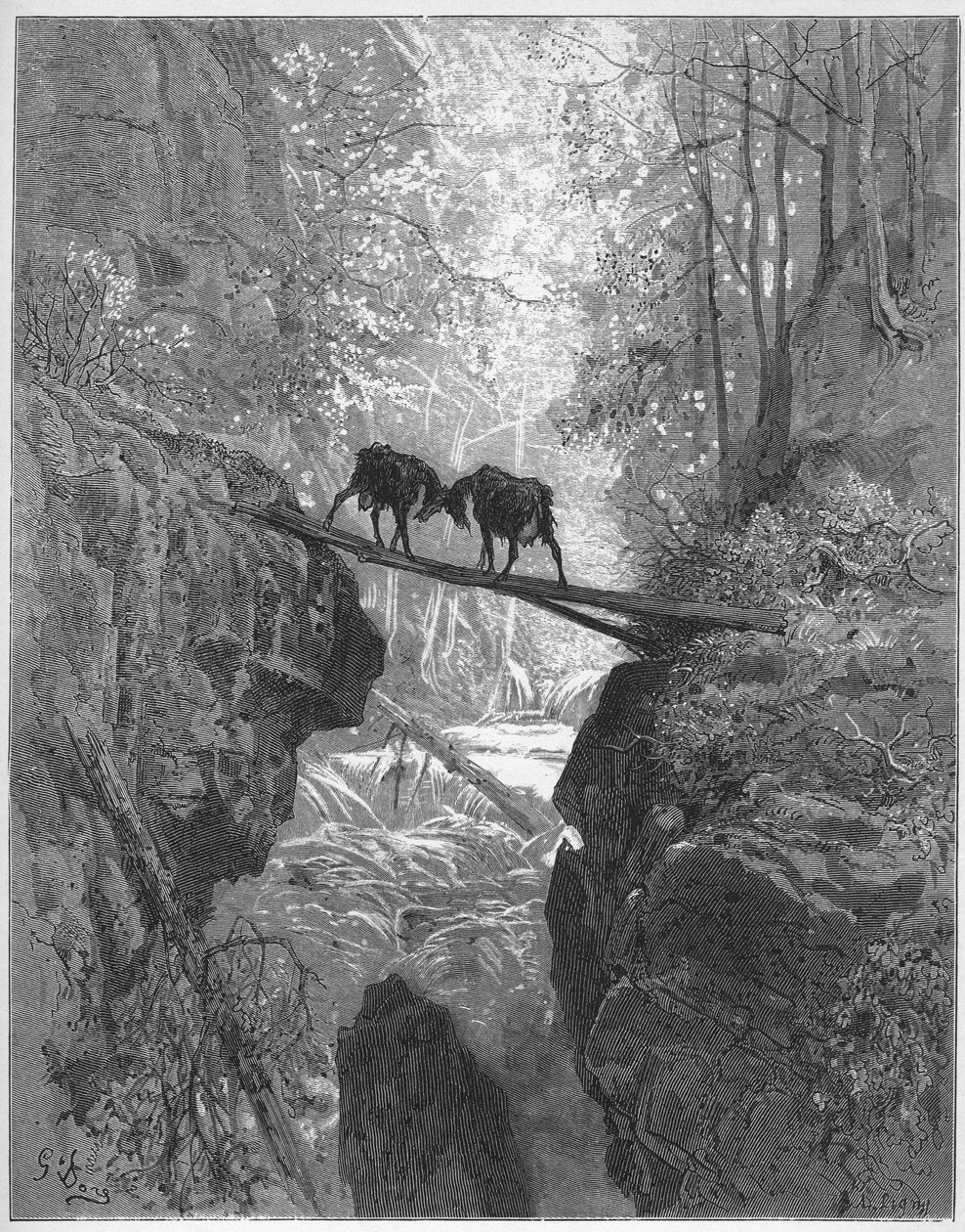 les deux chevres - de to geder - fra 