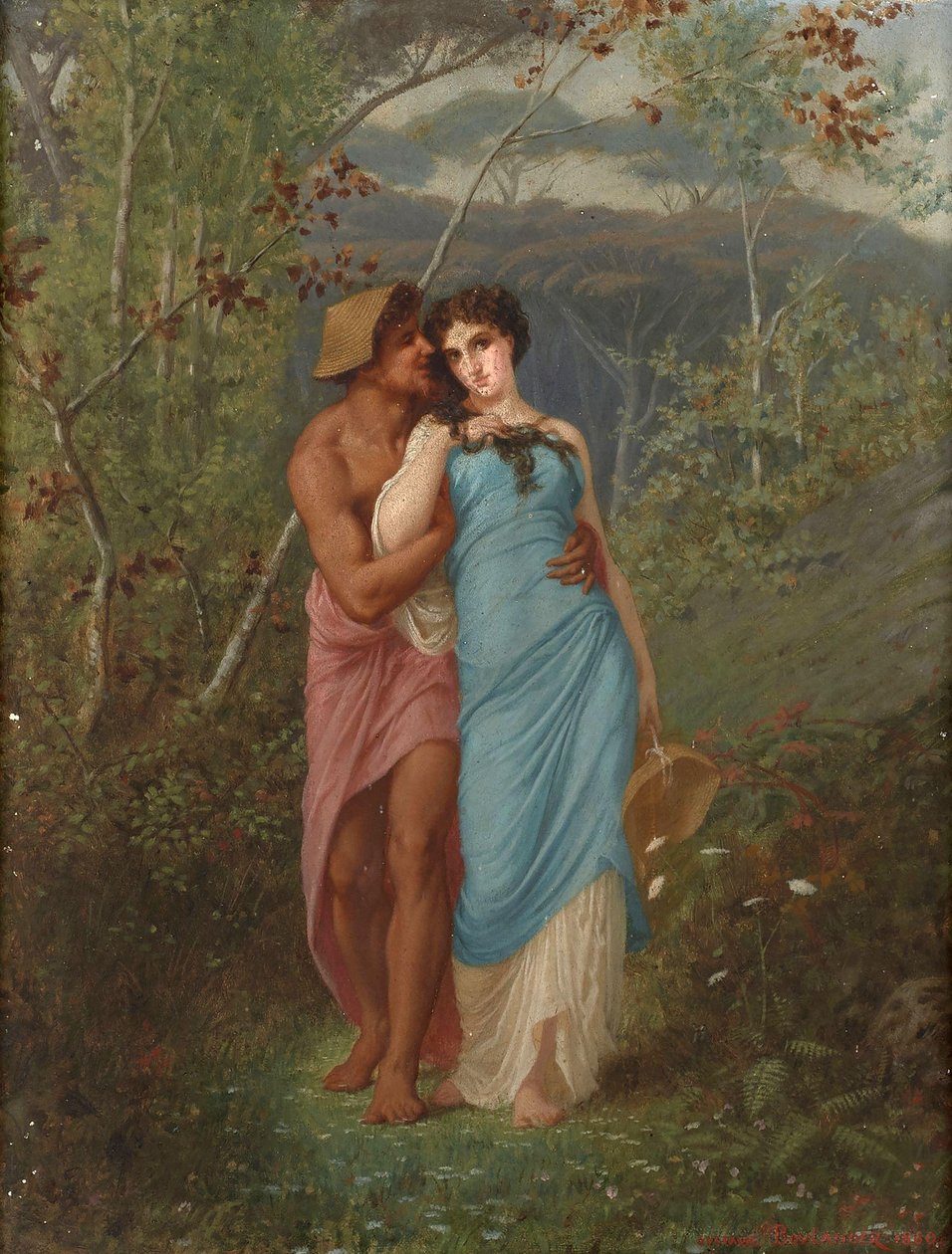 Galatea og hyrden Acis af Gustave Boulanger