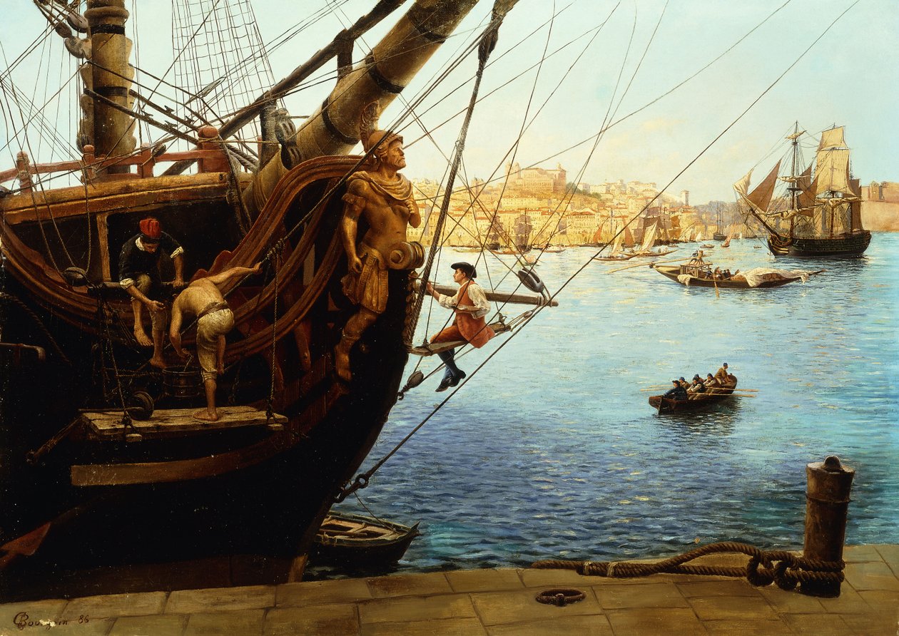 Overhalingen, 1886 af Gustave Bourgain