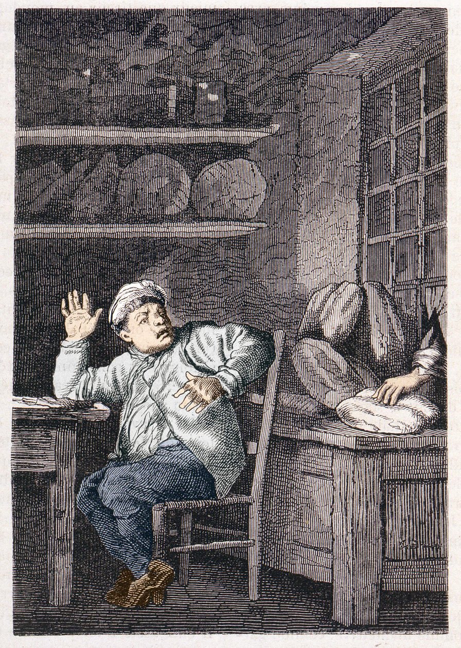 Le vol de Jean Valjean - i ""Les Misérables"" af Victor Hugo, ill. af Brion, red. Hetzel og Lacroix af Gustave Brion