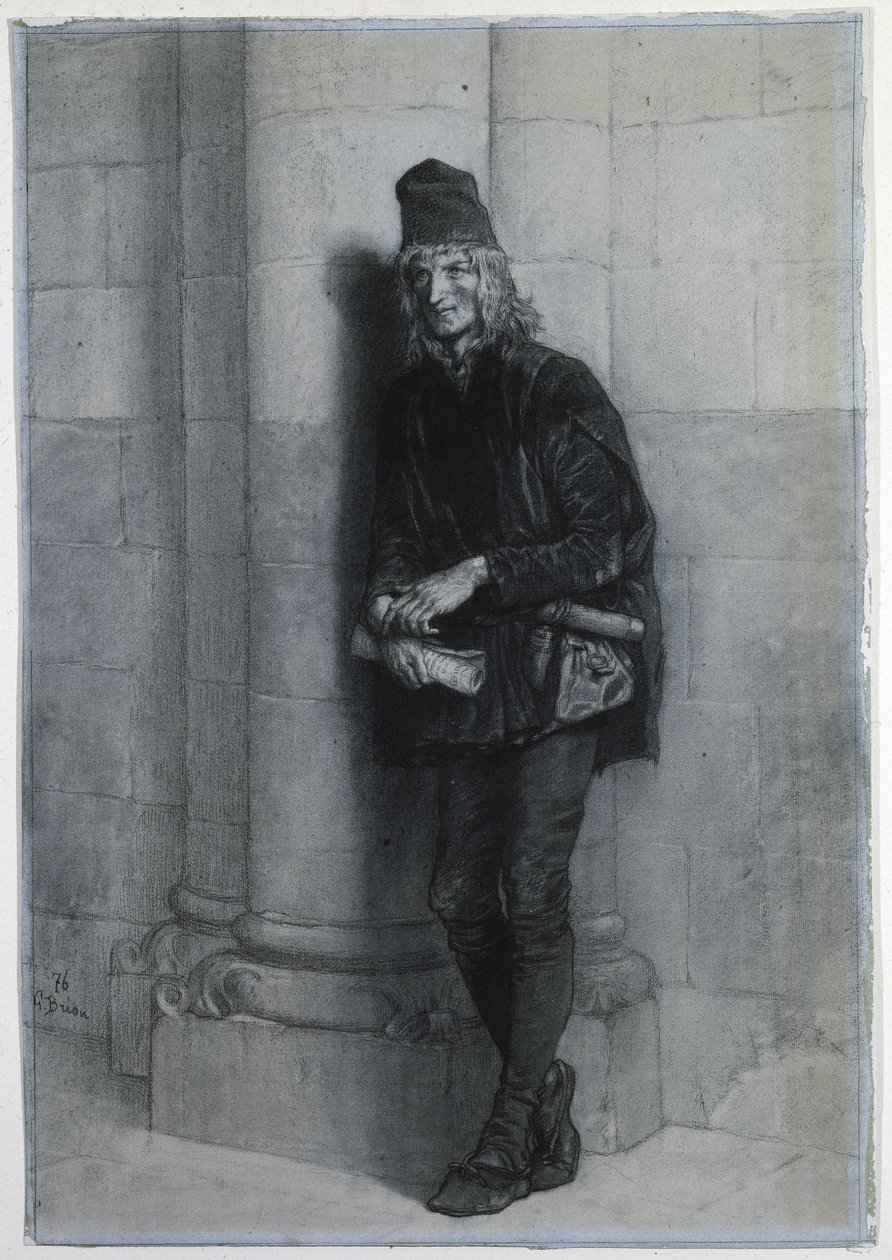 Pierre Gringoire. af Gustave Brion