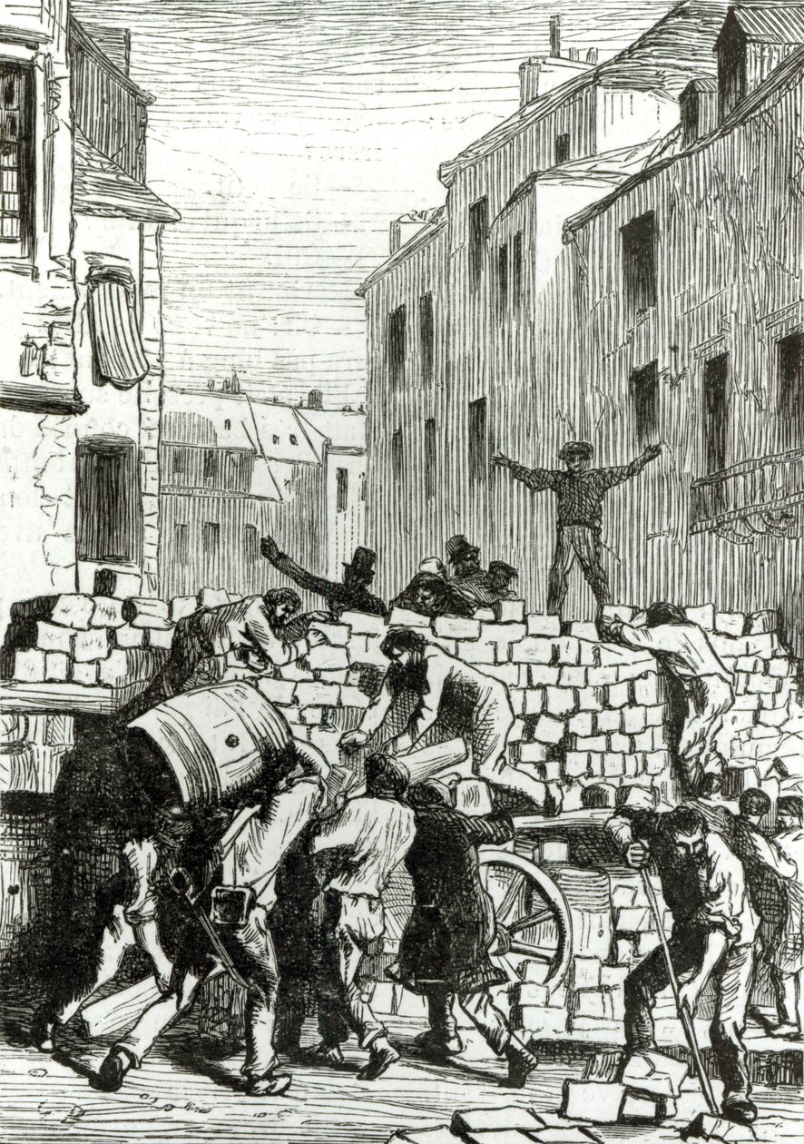 Barrikaden, illustration fra 