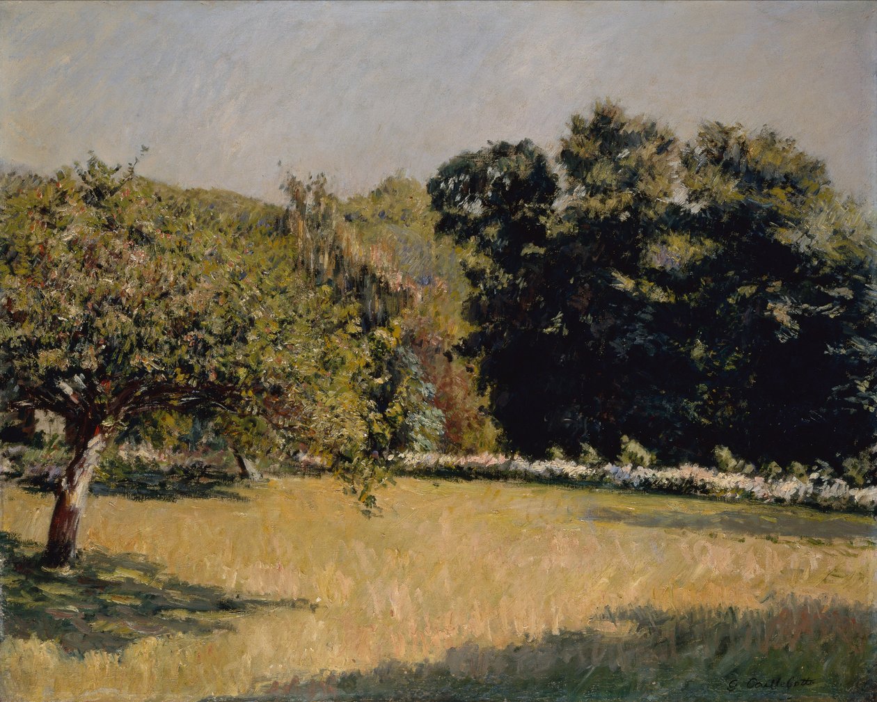 En have i Trouville af Gustave Caillebotte