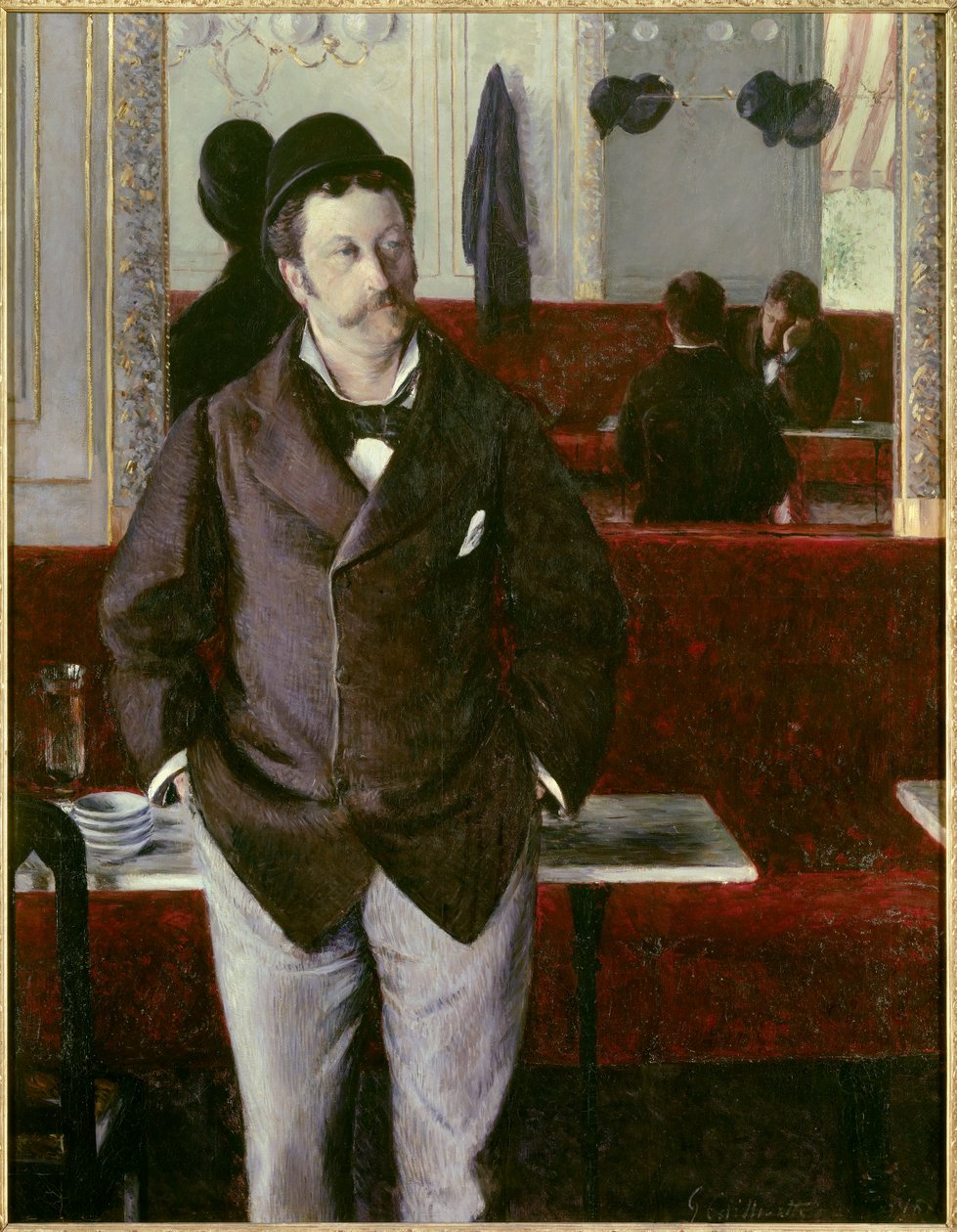 På cafeen Maleri af Gustave Caillebotte (1848-1894) 1880 søn. 1,53x1,14 m Rouen, musee des Beaux Arts af Gustave Caillebotte