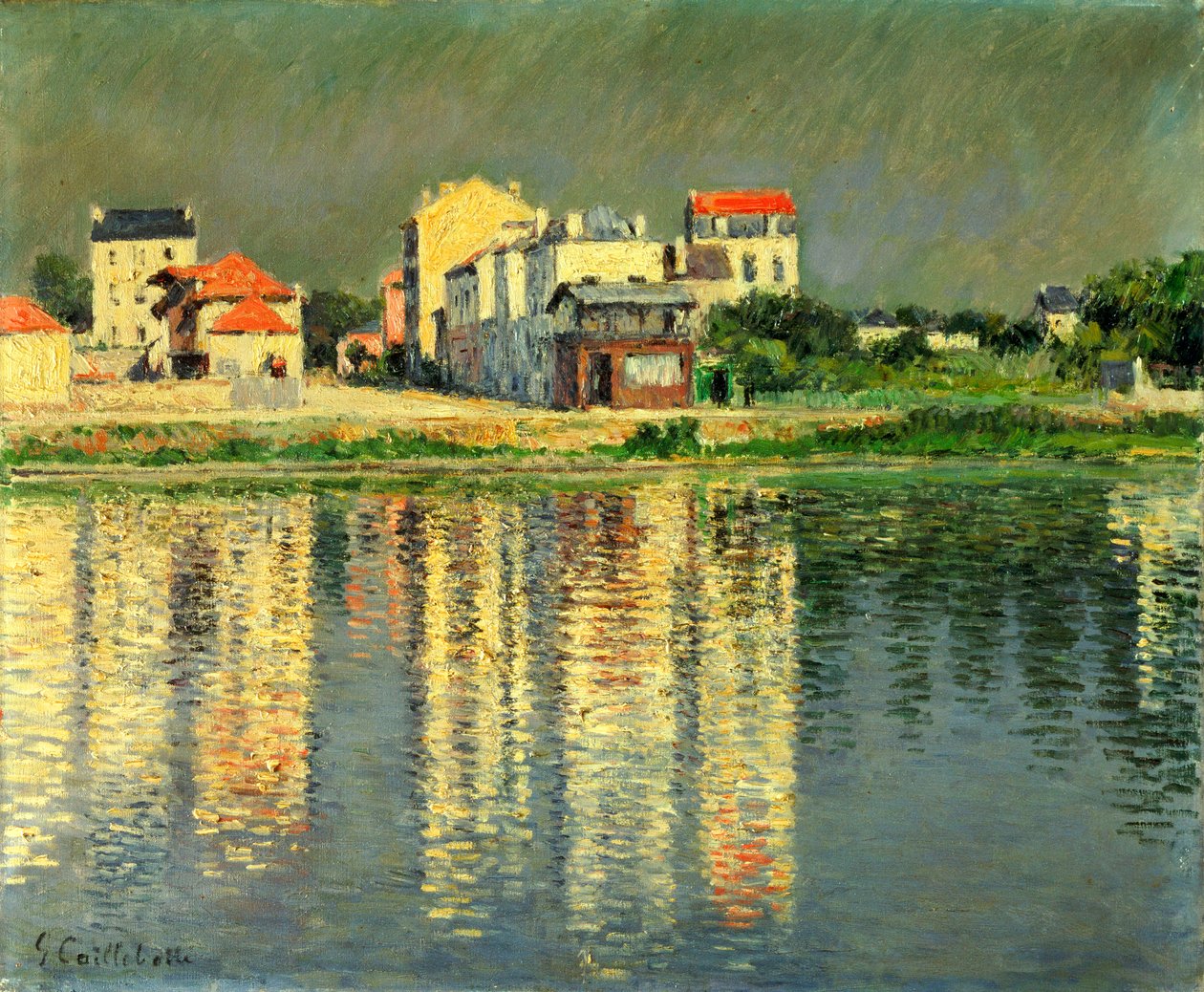 Seinen ved Argenteuil, 1889 af Gustave Caillebotte