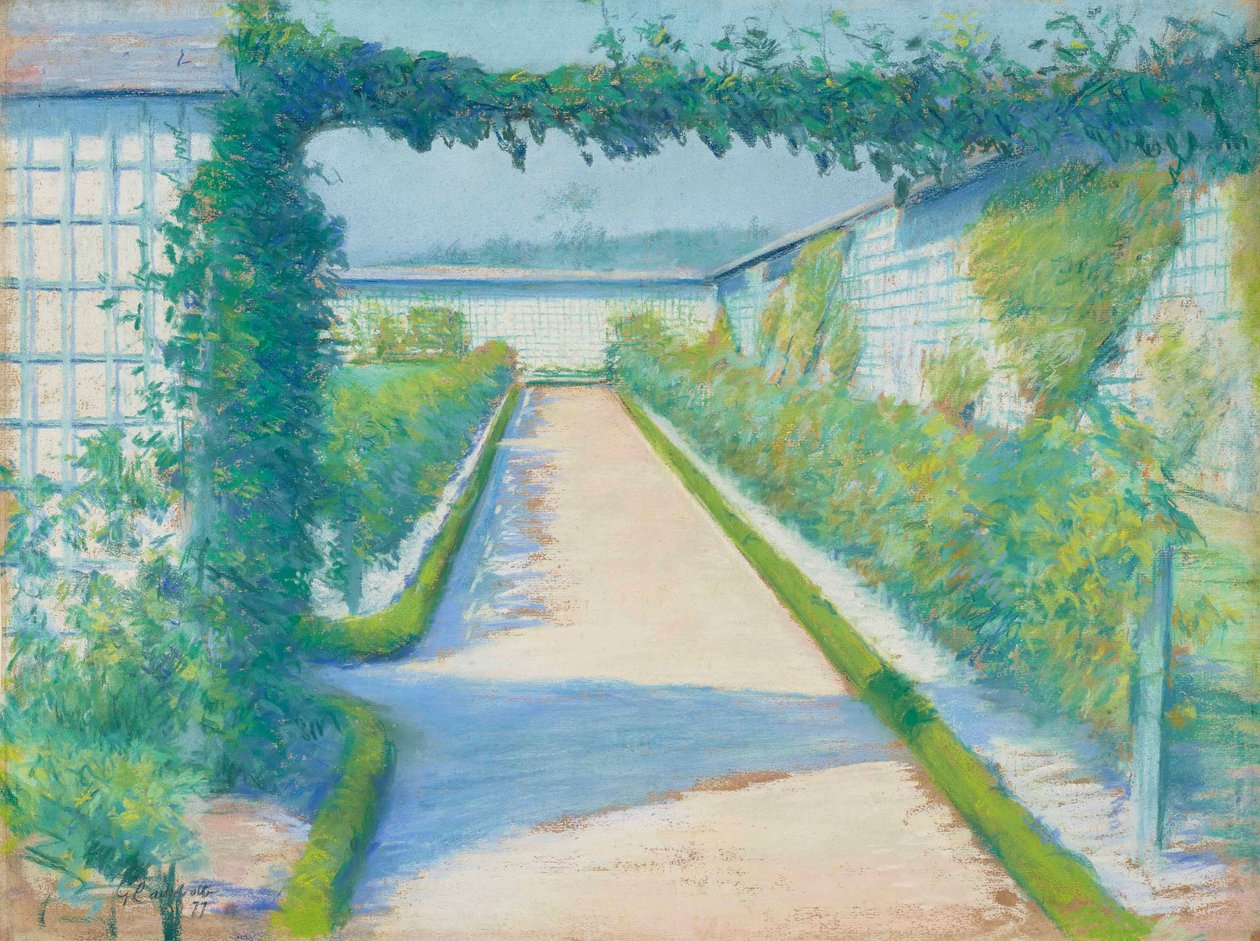 Grøntsagshave, Yerres, 1877 af Gustave Caillebotte