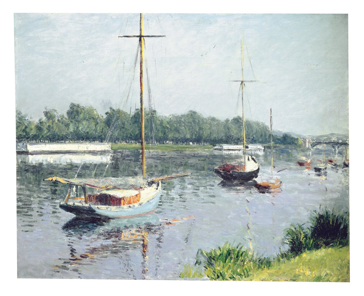 Argenteuil-bassinet, ca. 1882 af Gustave Caillebotte