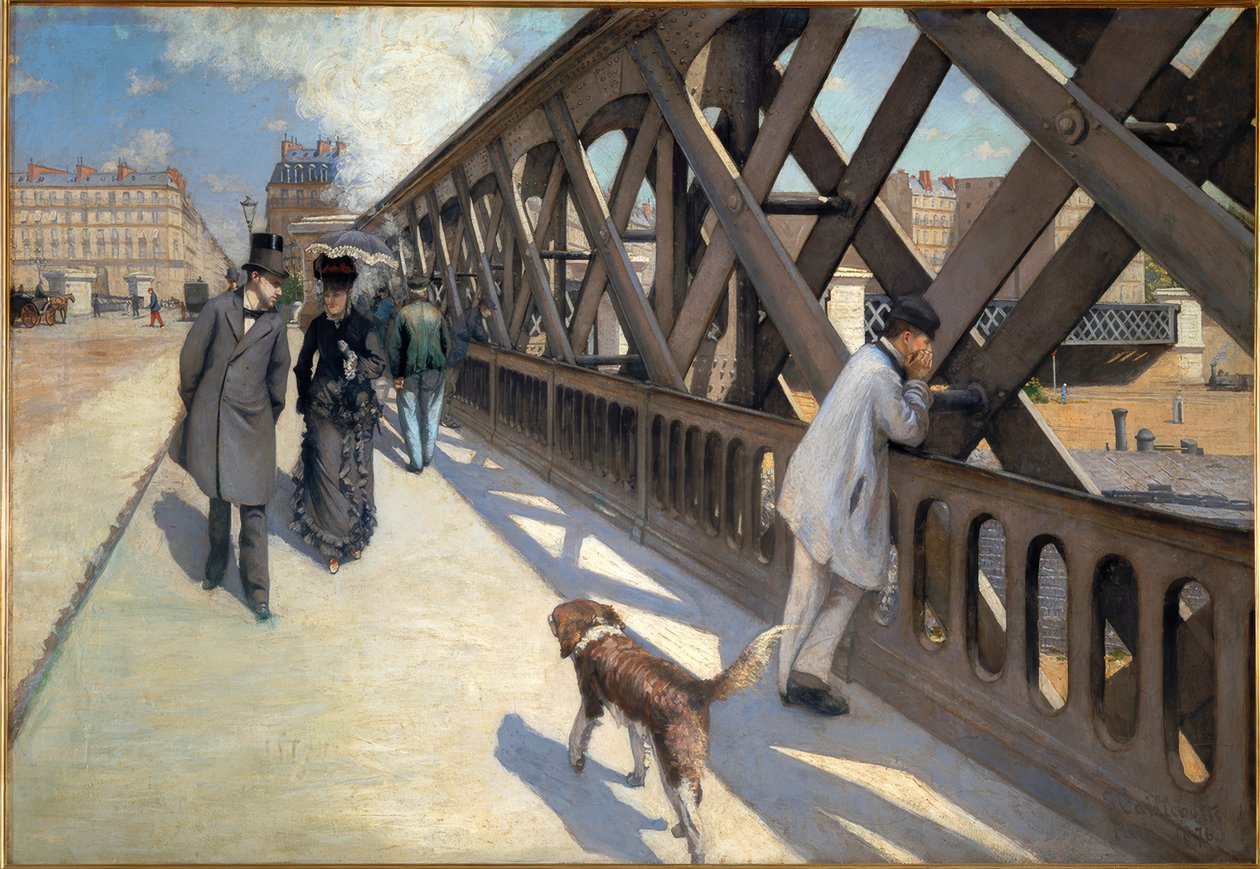 Europa -broen af Gustave Caillebotte