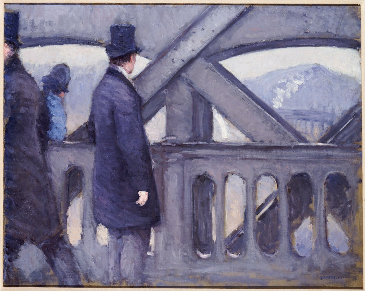 Europas bro, 1876 af Gustave Caillebotte