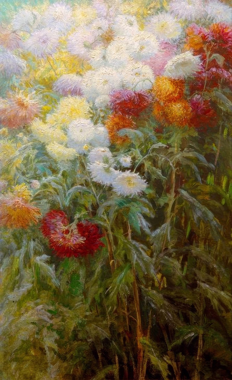 Krysantemum-massivet, Petit Gennevilliers have af Gustave Caillebotte