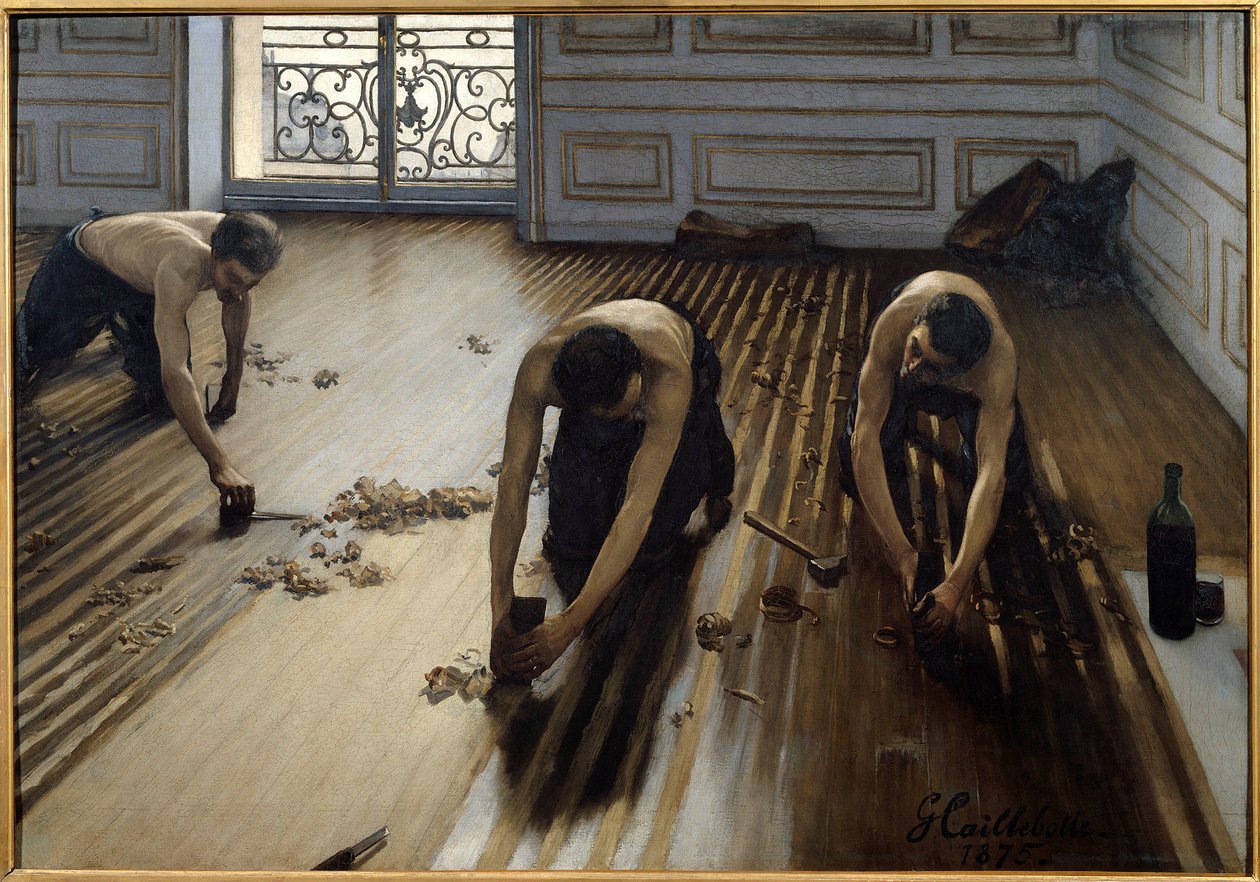 Flad parket af Gustave Caillebotte