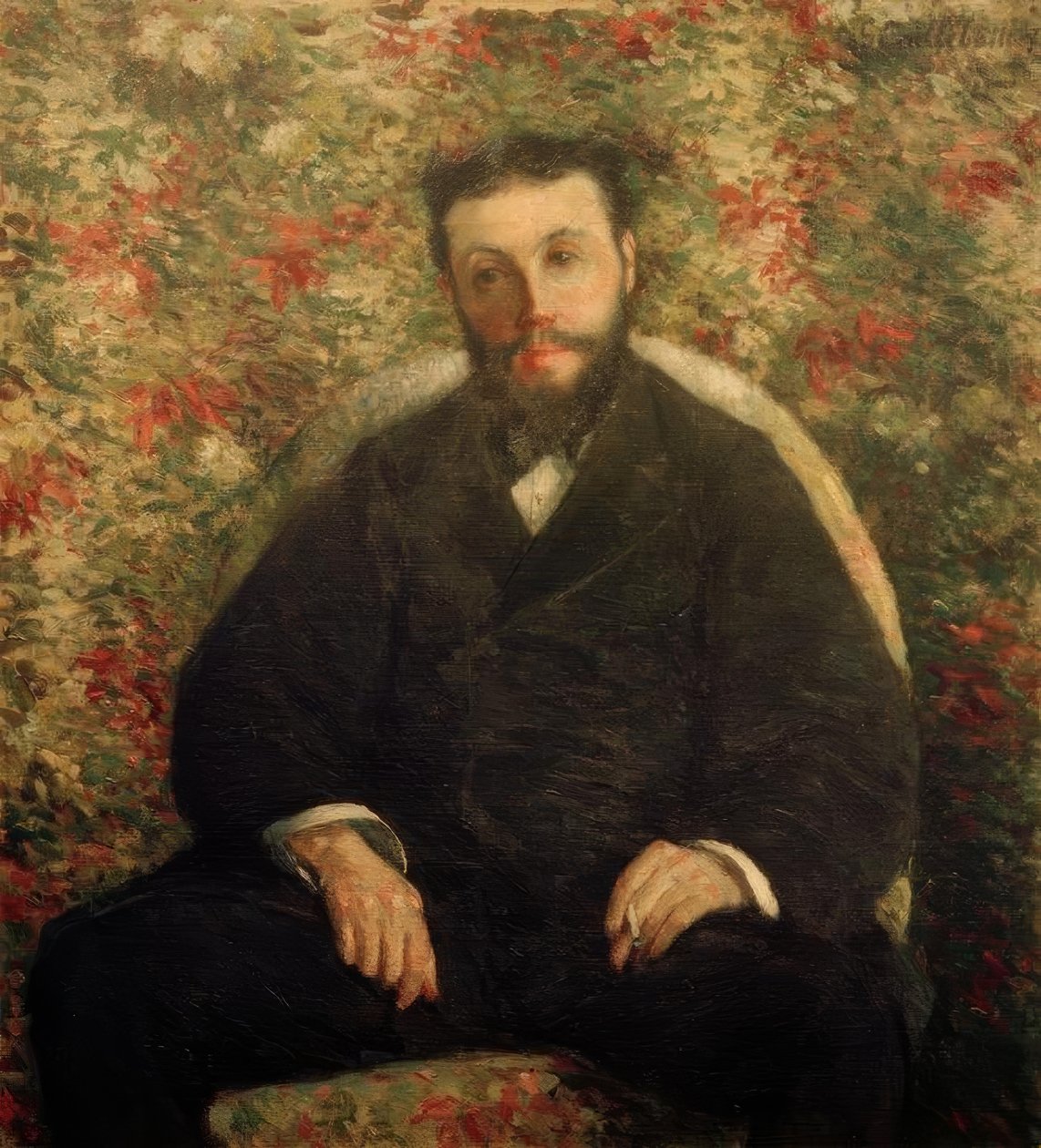 Portræt af A. Cassabois af Gustave Caillebotte