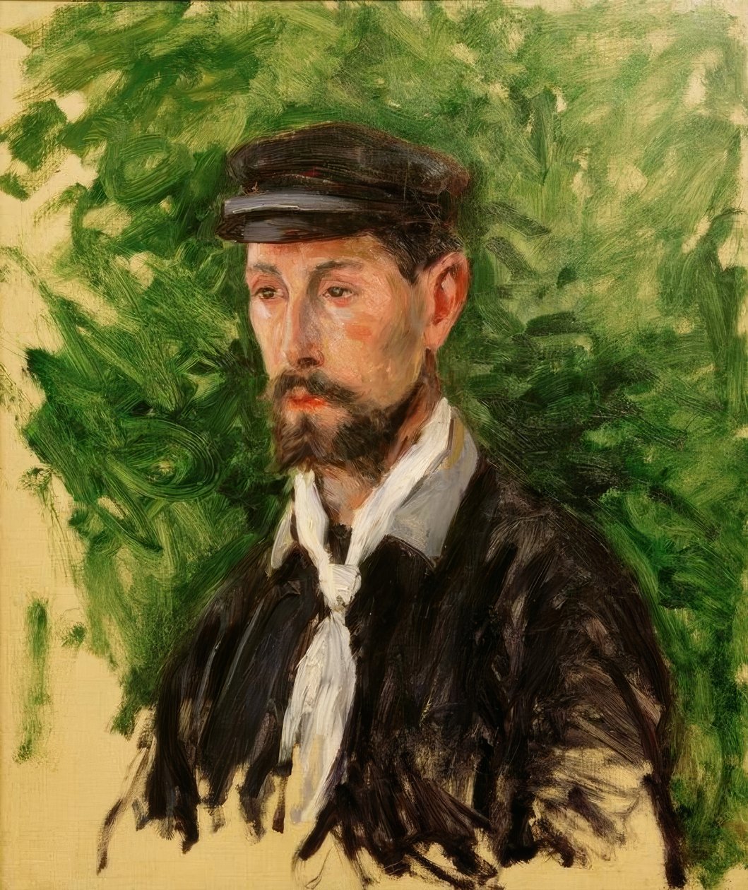 Portræt af Eugène Lamy, buste af Gustave Caillebotte