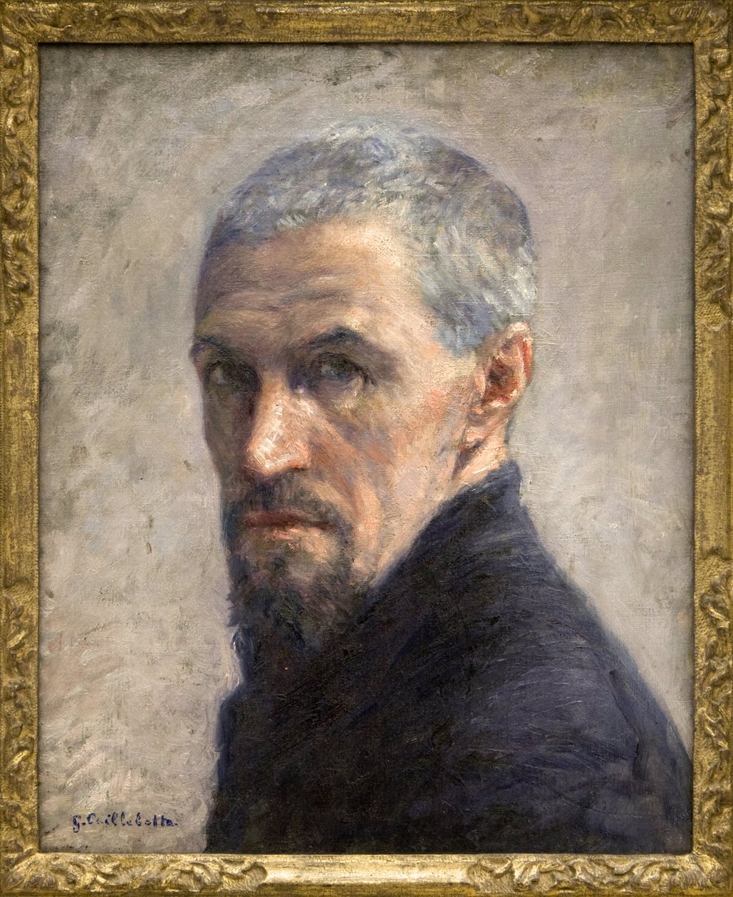 Portræt af Gustave Caillebotte (olie på lærred) af Gustave Caillebotte