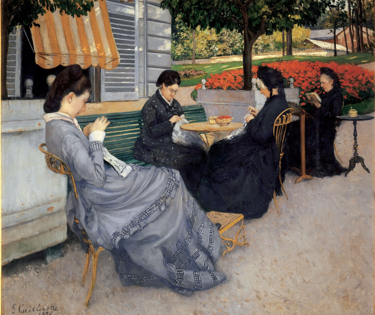 Portrætter i landskabet af Gustave Caillebotte