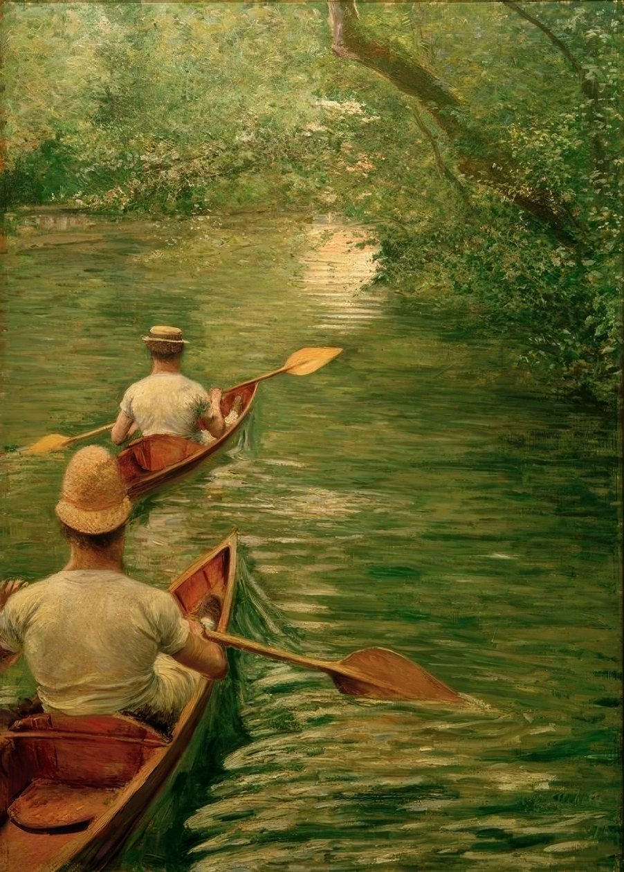Perissorier på Yerres af Gustave Caillebotte