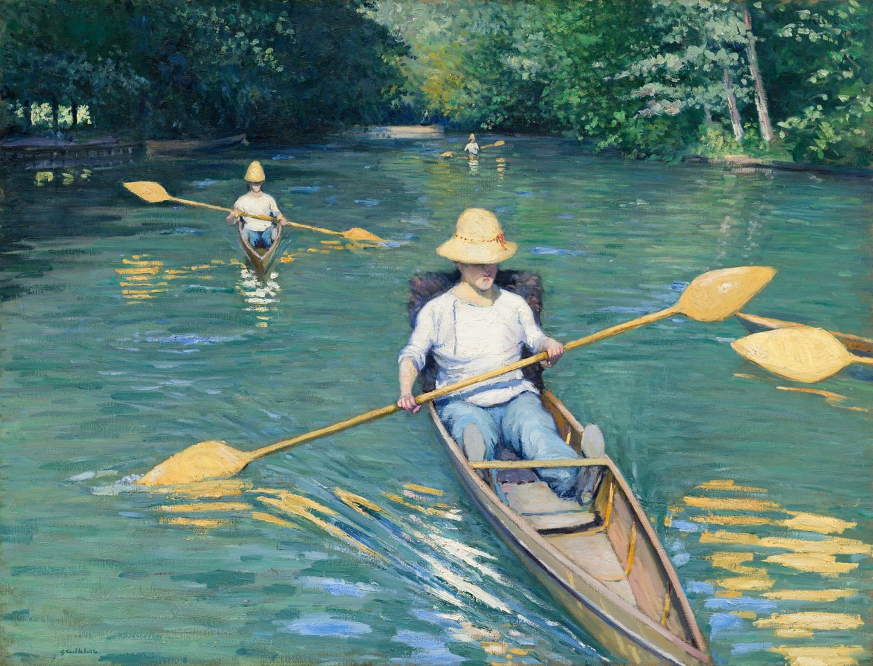 Skifts af Gustave Caillebotte