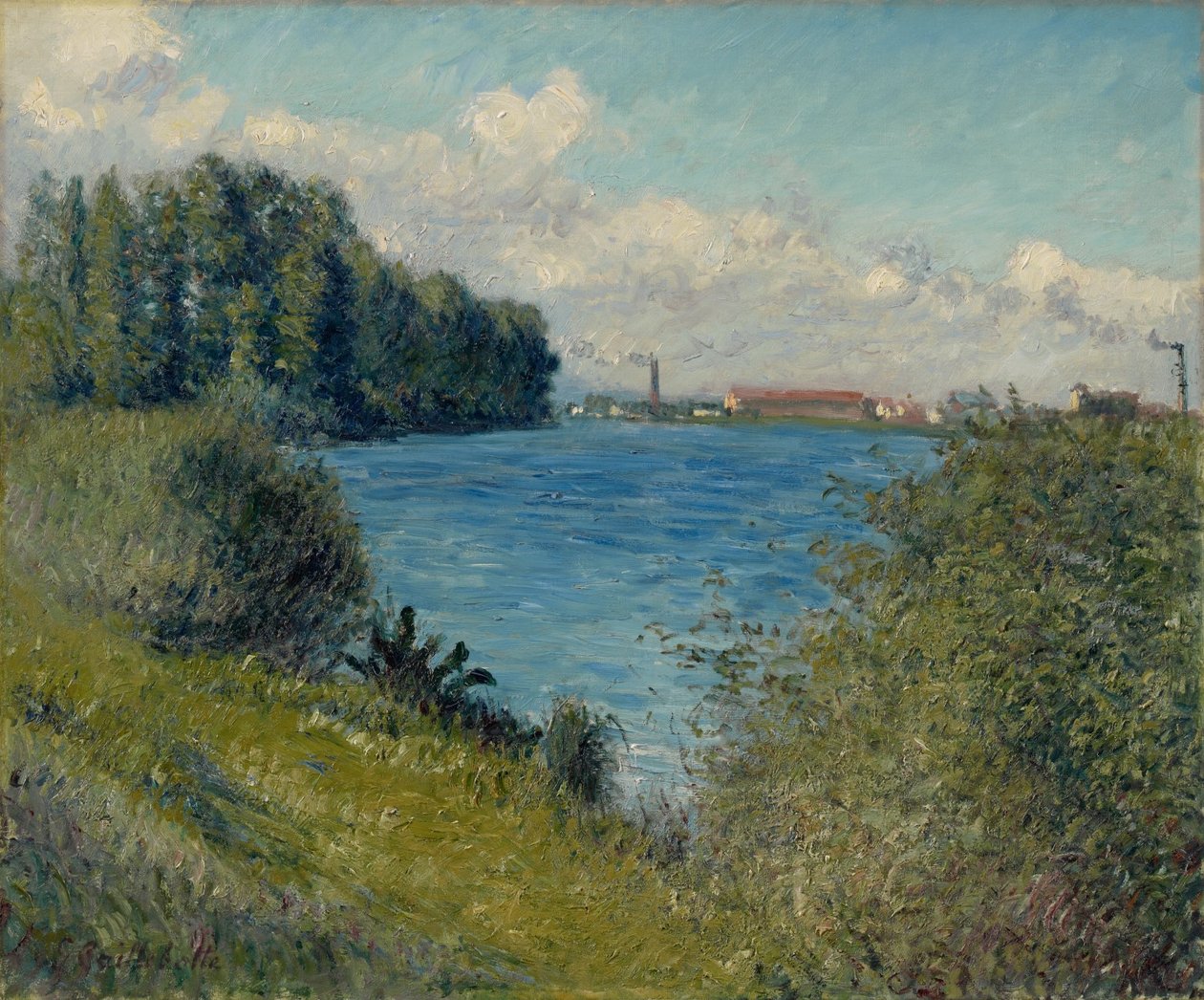 Seinen ved Argenteuil af Gustave Caillebotte