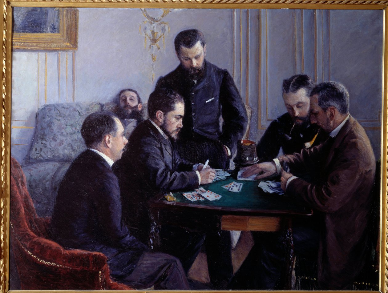 Den besværlige del. Maleri af Gustave Caillebotte (1848-1894) af Gustave Caillebotte