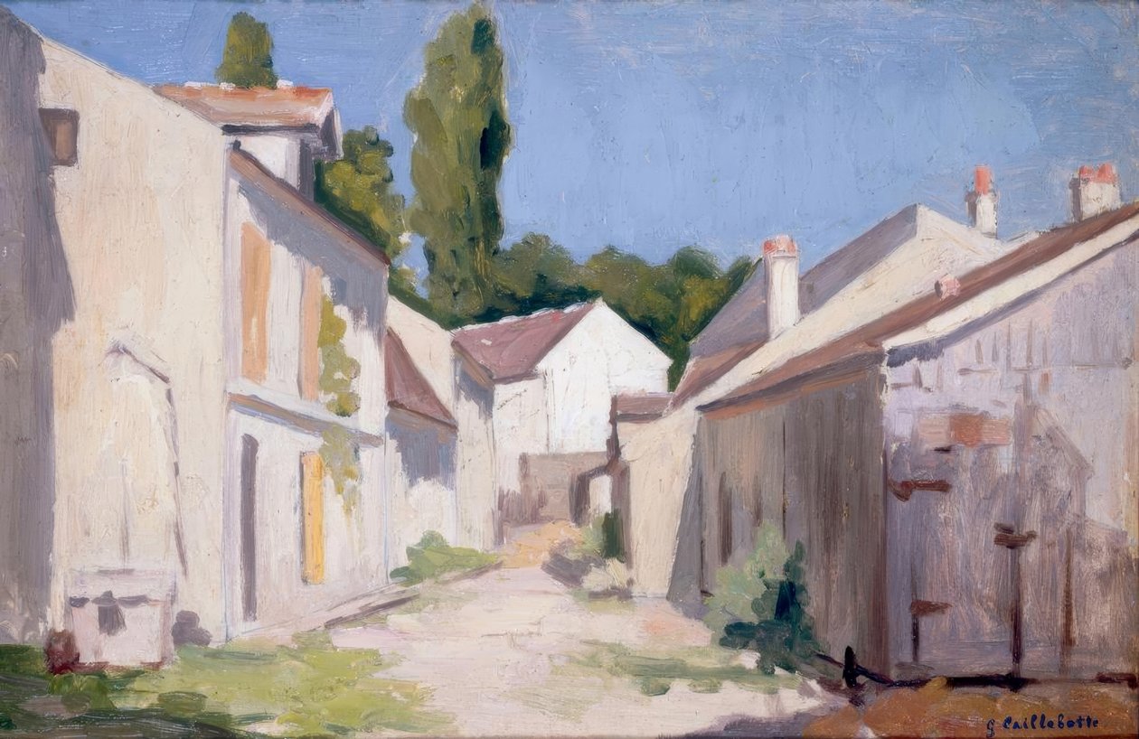 En sti i Yerres af Gustave Caillebotte