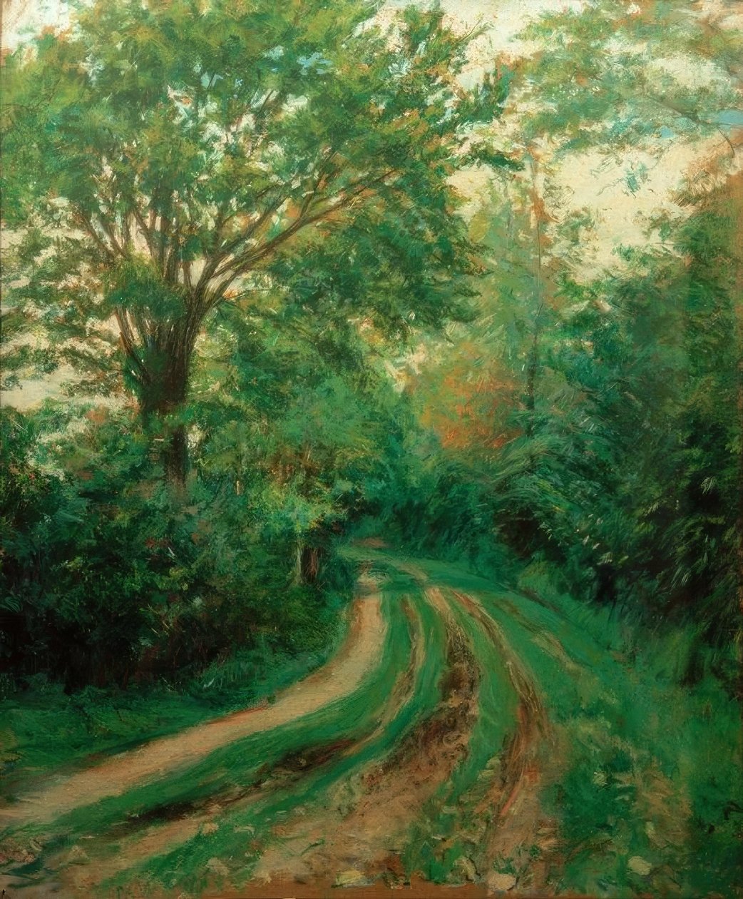 En vej siger også Rute i Normandiet af Gustave Caillebotte