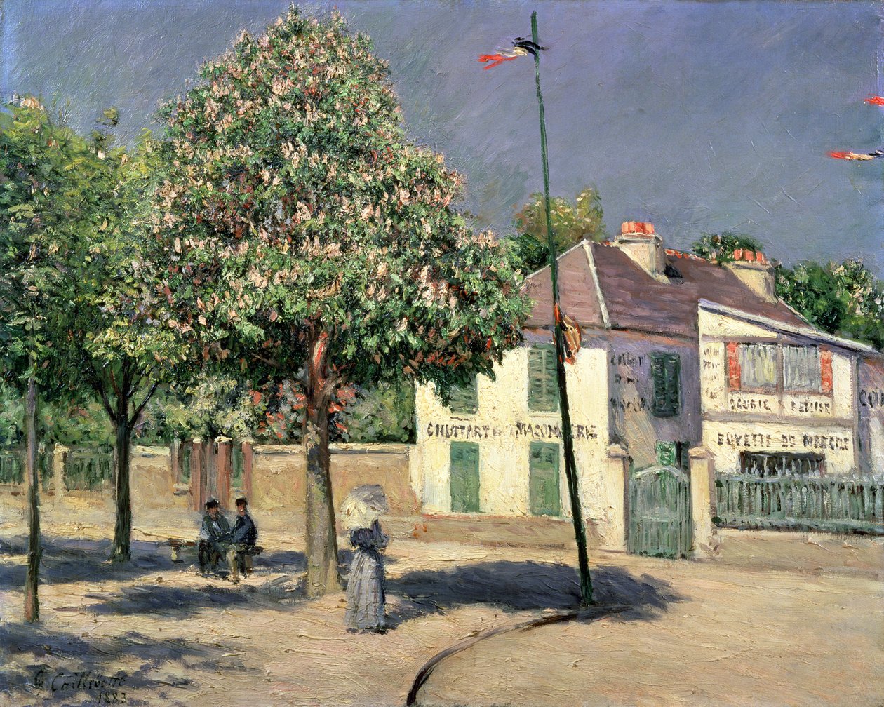 Gåtur ved Argenteuil, 1883 af Gustave Caillebotte