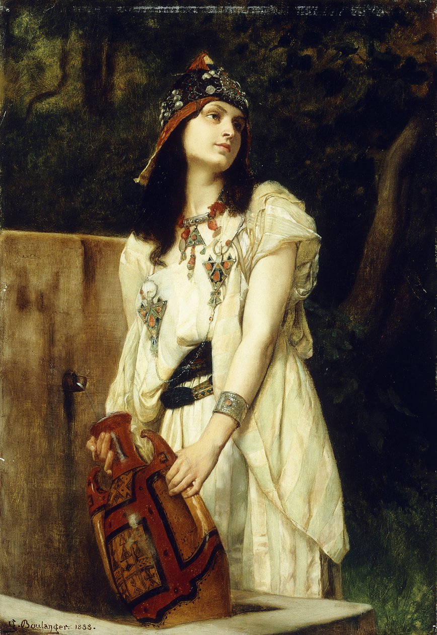 En kvinde med en urne, 1888 af Gustave Clarence Rodolphe Boulanger