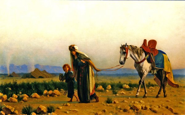 Returneringen af Gustave Clarence Rodolphe Boulanger