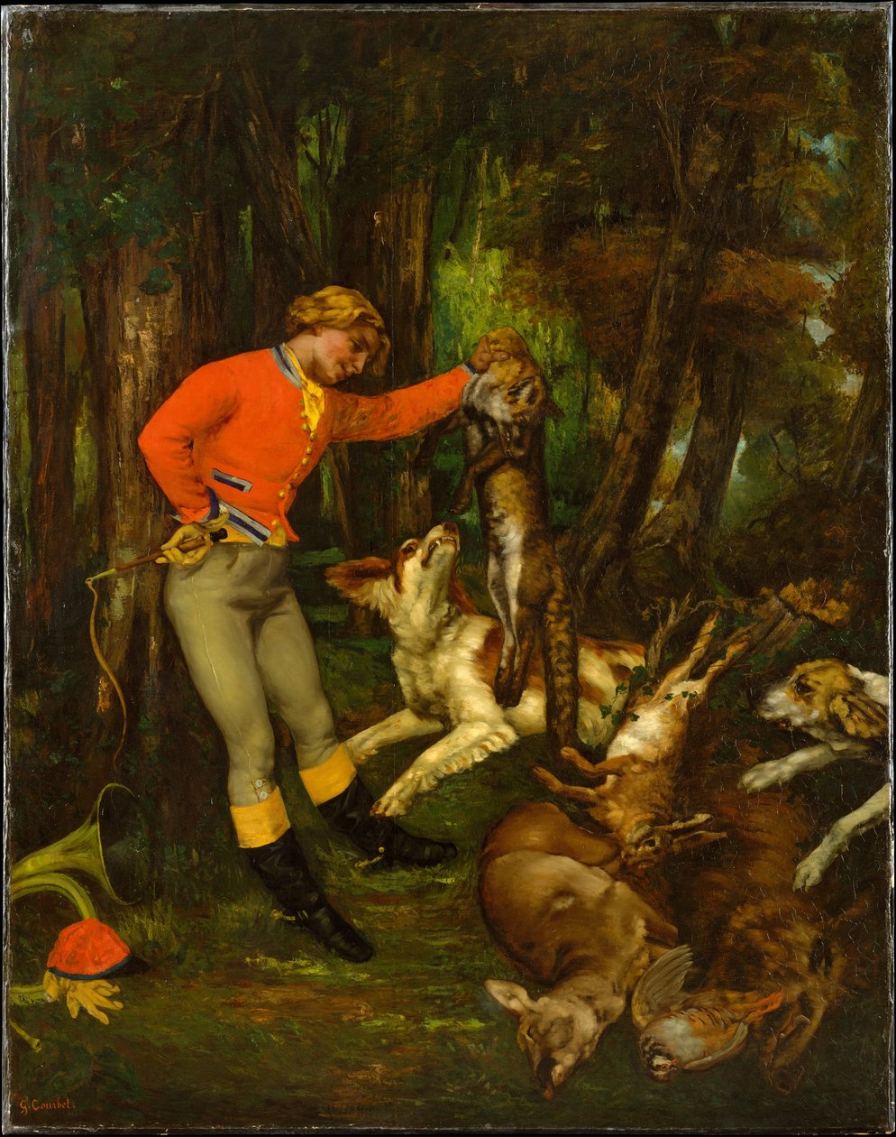 Efter jagten af Gustave Courbet