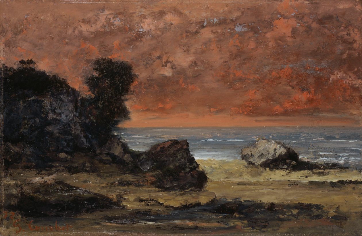Efter stormen, 1872 af Gustave Courbet