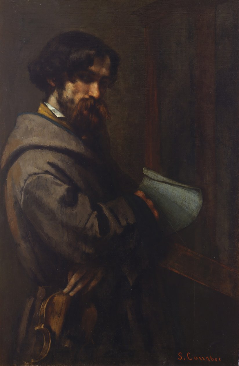 Alphonse Promayet 1822-1872, 1851. af Gustave Courbet
