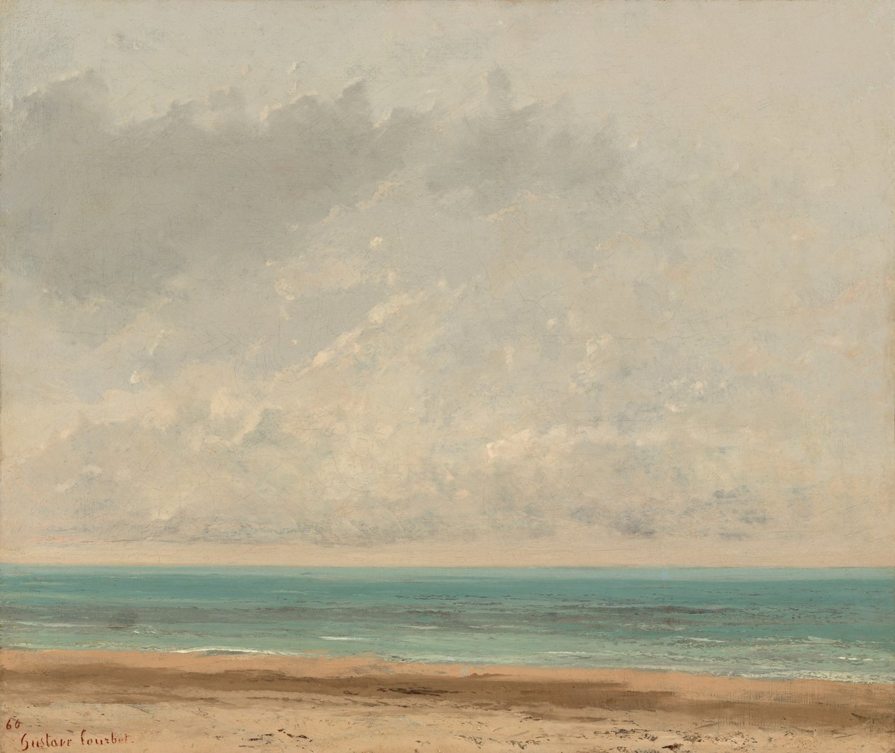 Stille Hav af Gustave Courbet