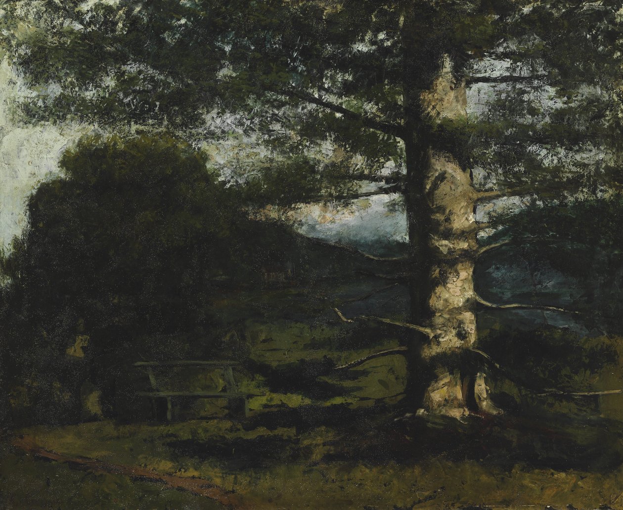 Cedertræet i Hauteville af Gustave Courbet